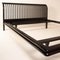 Vintage Bed in Wood and Brass by Pierre Cardin, 1980s 11