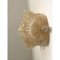 Transparent and Gold Graniglia Leaf Murano Glass Wall Sconces by Simoeng, Set of 2 3