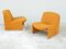 Alky Yellow Armchairs by Giancarlo Piretti for Castelli / Anonima Castelli, 1970s, Set of 2 9