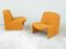 Alky Yellow Armchairs by Giancarlo Piretti for Castelli / Anonima Castelli, 1970s, Set of 2 10