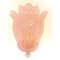 Pink Murano Glass Leaf Wall Sconces by Simoeng, Set of 2 7