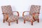 Art Deco Armchairs in Rosewood, Czech, 1920s, Set of 2 1