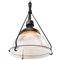 Vintage Industrial Clear Glass Pendant Light from Holophane, Usa 2