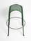 Vintage Italian Bar Stool in Green Painted Metal, 1960s 5