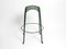 Vintage Italian Bar Stool in Green Painted Metal, 1960s 2