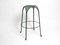 Tabouret de Bar Vintage en Métal Peint Vert, Italie, 1960s 1