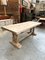 Alder Farmhouse Table and Benches, 1950s, Set of 3, Image 6