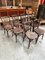 Early 20th Century Dining Chairs, Set of 9 4