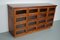 Vintage Dutch Cherry Haberdashery Shop Cabinet, 1950s 2