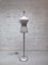 Mid-Century Modern Opaline Glass Shade Floor Lamp, 1980s 5