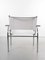 White Leather Chair by G. Vollenbrock Hennie De Jong, 1980s 5