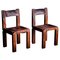 Side Chairs S11 in Oak by Pierre Chapo, France, 1960s, Set of 2 1