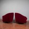 Velvet Armchairs in the style of Gio Ponti, 1940s, Set of 2, Image 6