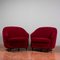 Set of Velvet Armchairs in the style of Gio Ponti, 1940s 27