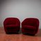 Set of Velvet Armchairs in the style of Gio Ponti, 1940s 12