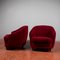 Set of Velvet Armchairs in the style of Gio Ponti, 1940s 23