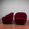 Velvet Armchairs in the style of Gio Ponti, 1940s, Set of 2 3
