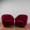 Set of Velvet Armchairs in the style of Gio Ponti, 1940s 1