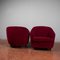 Set of Velvet Armchairs in the style of Gio Ponti, 1940s 31
