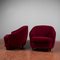 Set of Velvet Armchairs in the style of Gio Ponti, 1940s 3