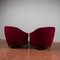 Velvet Armchairs in the style of Gio Ponti, 1940s, Set of 2 5