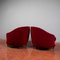 Set of Velvet Armchairs in the style of Gio Ponti, 1940s 21
