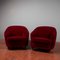 Set of Velvet Armchairs in the style of Gio Ponti, 1940s 15