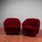 Set of Velvet Armchairs in the style of Gio Ponti, 1940s 16