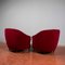 Set of Velvet Armchairs in the style of Gio Ponti, 1940s 18