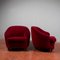 Set of Velvet Armchairs in the style of Gio Ponti, 1940s 10
