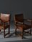 Armchairs in Oak & Leather by Kaare Klint for Lars Møller, Denmark, 1935, Set of 2, Image 13