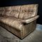 Mid-Century Leather Patchwork Modular Corner Sofa, Set of 6 2