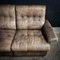 Mid-Century Leather Patchwork Modular Corner Sofa, Set of 6, Image 3