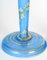 19th Century Napoleon III Blue Opaline Vases, Set of 2 3
