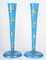 19th Century Napoleon III Blue Opaline Vases, Set of 2 6