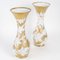 19th Century Napoleon III Opaline Vases Enhanced with Gold, Set of 2 3