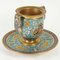 19th Century Napoleon III Gilt Bronze and Enamelled Cup, Image 3