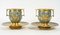19th Century Napoleon III Gilt Bronze and Enamelled Goblets, Set of 2 2