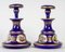 19th Century Napoleon III Blue Opaline Overlay Bottles, Set of 2, Image 6