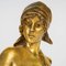 Emmanuel Villanis, Figurative Sculpture, Early 20th Century, Gilt Bronze, Image 2