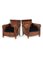 French Leather Club Chairs, Set of 2, Image 1