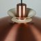 Modern Scandinavian Copper Pendant Lamp attributed to Jeka Denmark, 1960s 5