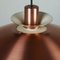 Modern Scandinavian Copper Pendant Lamp attributed to Jeka Denmark, 1960s, Image 5