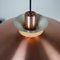 Modern Scandinavian Copper Pendant Lamp attributed to Jeka Denmark, 1960s, Image 6