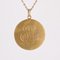 Französische Bauchy 18 Karat Gelbgold Jungfrau Maria Medaille, 1960er 10