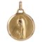 Medalla de la Virgen de Lourdes francesa en oro amarillo de 18 kt de A. Augis, años 60, Imagen 1