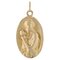 20th Century 18 Karat Yellow Gold Virgin and Child Medal Pendant by Dropsy 1