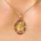 French 18 Karat Rose Gold Oval Polylobed Virgin Mary Miraculous Medal, 1890s 7