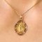 French 18 Karat Rose Gold Oval Polylobed Virgin Mary Miraculous Medal, 1890s, Image 7