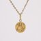 Medalla de Santa Teresa francesa de oro amarillo de 18 kt, siglo XX de Mazzoni, Imagen 6